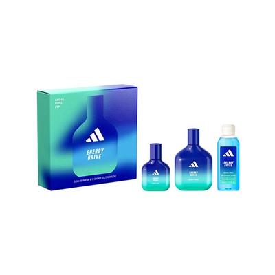 Adidas Vibes Energy Drive Gift Set (Eau de Parfum 100ml + 30ml + Shower Gel 100ml) 1's - Perfumes (Edt/Edp)