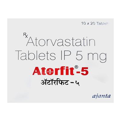 ATORFIT 5 Tablet 20's - High Cholesterol-Dys