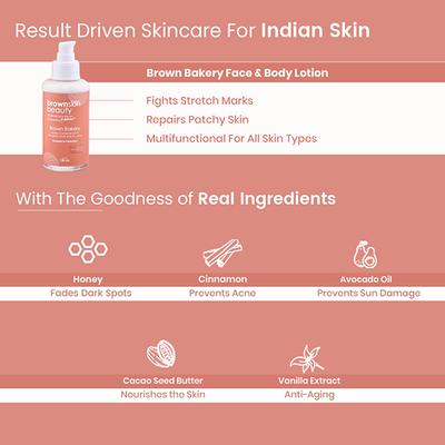 BrownSkin Beauty Brown Bakery Face and Body Lotion 100 ml - Face Moisturizers