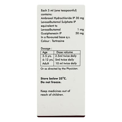 Salbid LS Syrup 100ml - Cough And Cold-Cou