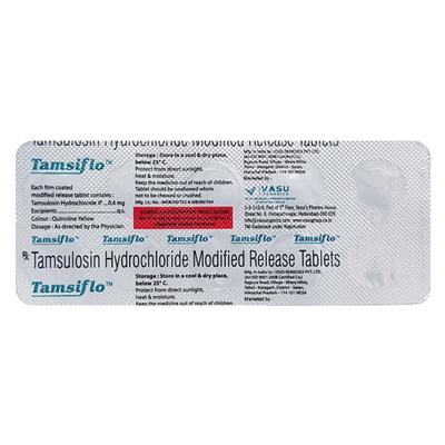 TAMSIFLO 0.4 Tablet 10's - Bladder And Prostate Disorders-Dru