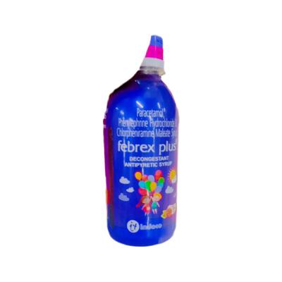 Febrex Plus Delicious Rose Flavour Syrup 100ml - Cough And Cold-Cou