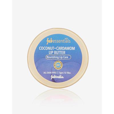 Fabessentials Coconut Cardamon Lip Butter 5 gm - Lip Scrubs