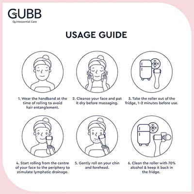 GUBB Ice Roller & Headband 560 gm - Massagers