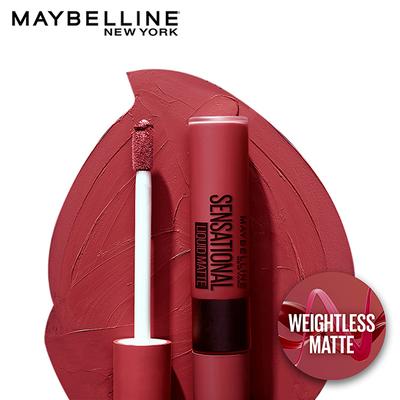Maybelline New York Sensational Liquid Matte Lipstick 08, Sensationally Me 7ml - Liquid Lipsticks
