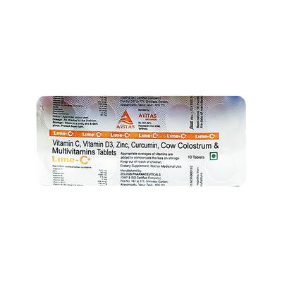 LIME C+ Tablet 10's - Supplements-Vam
