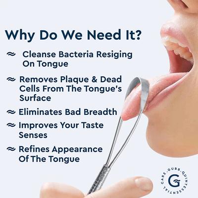 Gubb Tongue Cleaner Loop - Metal 50 gm - Floss & Tongue Cleaners