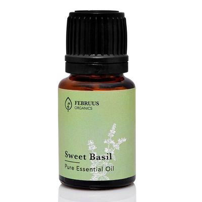 Februus Organics Pure Essential Oil - Sweet Basil 10 ml - Essential Oils