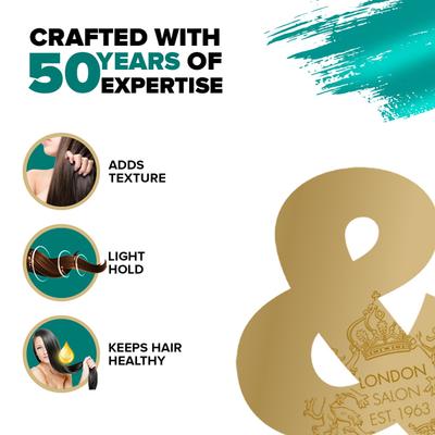 Toni&Guy Sea Salt Hair Texturising Spray to Create Beachy Locks & Natural Waves 200 ml - Hair Sprays & Mists