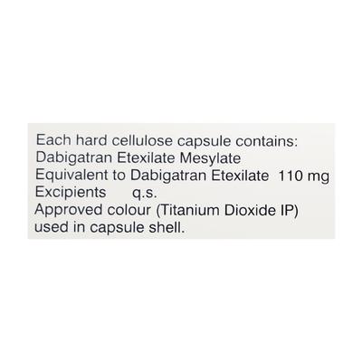 Dabigo 110mg Capsule 10'S - Blood Clot-Ant
