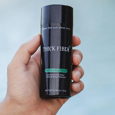 Thick Fiber Hair Building Fibers (Black) M - Fine Hair -Hair Thickening Fibers For Unisex 25 gm - Hair Treatment