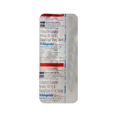 VILDAPRIDE D 100/10 Tablet 10's - Diabetes-Ant