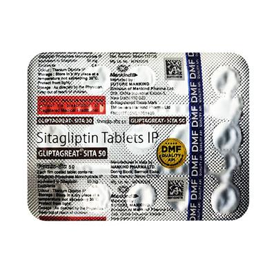 GLIPTAGREAT SITA 50 Tablet 15's - Diabetes-Ant