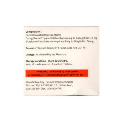 SITAHENZ DL 50 Tablet 10's - Diabetes-Ant