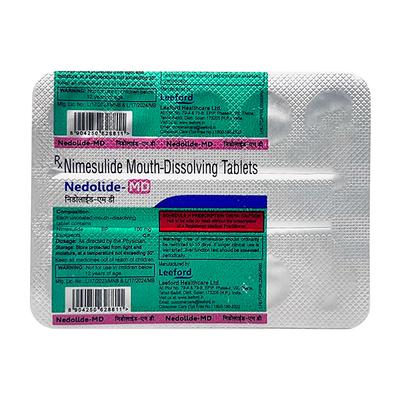 NEDOLIDE MD Tablet 10's - Pain relief-Nsa