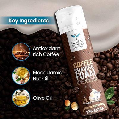 Bombay Shaving Company Coffee Shaving Foam With Coffee Extracts 2's - Shaving Foams