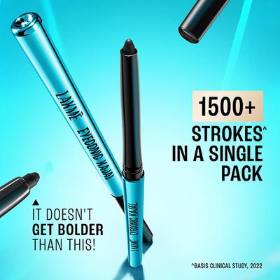 Lakme 9 to 5 Eyeconic Kajal, Smudgeproof, Waterproof, lasts upto 24 Hrs, Deep Black (Pack Of 2 x 0.35gm) 1's - Kajal & Kohls