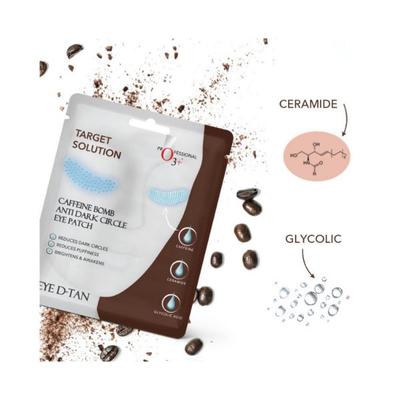 O3+ Caffeine Bomb Eye D-Tan Patch Sheet Mask 5 gm - Eye Masks
