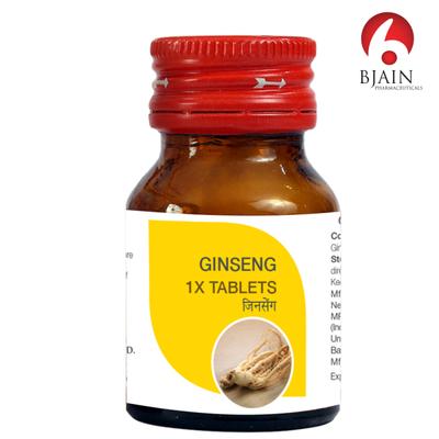 Bjain Ginseng 1X Tablets 25 gm - Personal Care(Homeopathy)