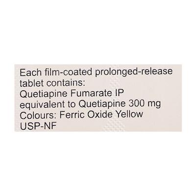 Quel SR 300mg Tablet 10'S - Psychosis-Ans
