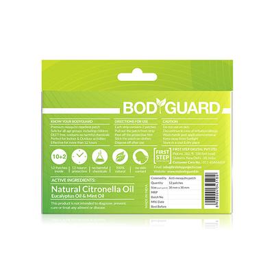 Bodyguard Natural Anti Mosquito Patch 12's - Mosquito Repellent