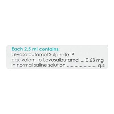 Levolin 0.63mg Respule 5X2.5ml - Asthma/COPD-Ast