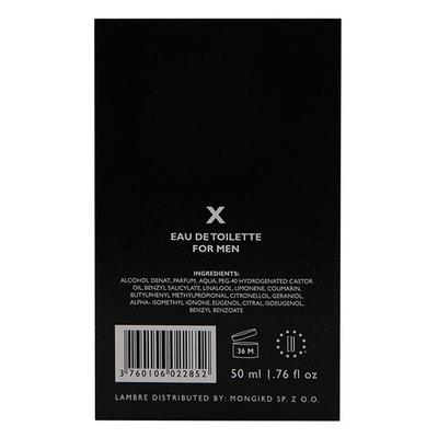 Lambre X for MEN 50ml - Men Perfumes (Edt/Edp)