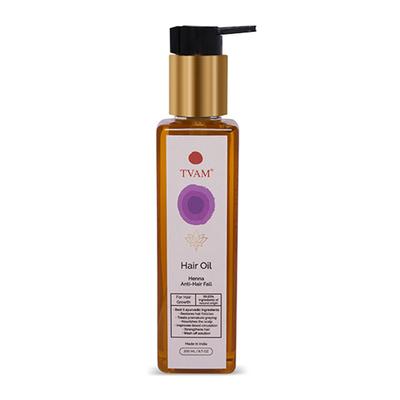 Tvam Anti Hair Fall Oil - Henna 200 ml - Hair Masks & Packs