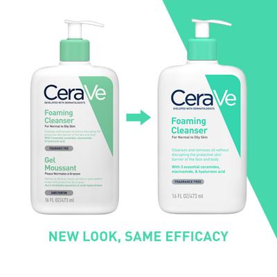 CeraVe Foaming Cleanser For Normal To Oily Skin 473 ml - Face Wash & Cleansers