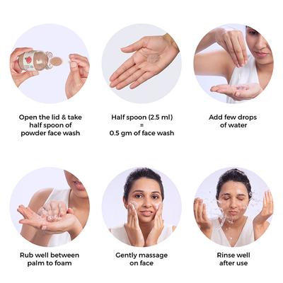 Brillare Real Rose Face Wash For Hydrated, Younger Looking Skin 45 gm - Face Wash & Cleansers