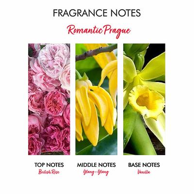 The Love Co. Romantic Prague Body Wash - Body Wash For Women - Hydrating - Moisturizing Body Care - 100% Vegan - Paraben Free 250 ml - Shower Gels & Body Wash