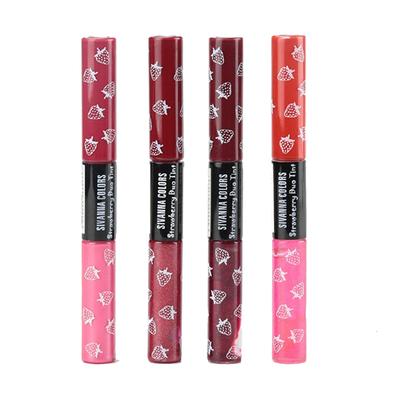 Sivanna Colors 2 in 1 Matte & Shining Lip Gloss - DK035 02 20 gm - Lip Glosses