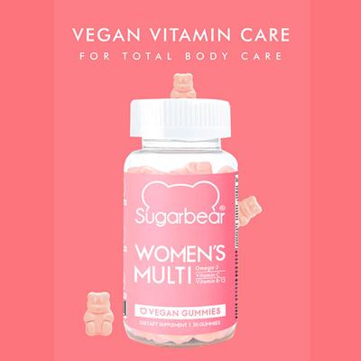 Sugarbear Women's Multivitamins Vegan Gummies 30's - Hair & Skin