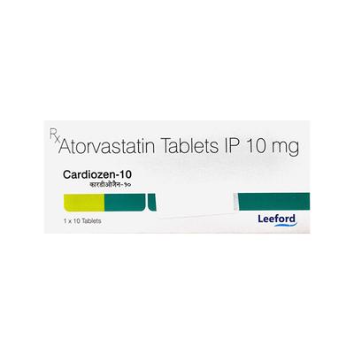 CARDIOZEN 10mg Tablet 10's - High Cholesterol-Dys