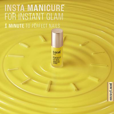 Lakme 9To5 Powerplay Insta-Manicure Nail Enamel Lemon Burst 6 ml - Nail Polish