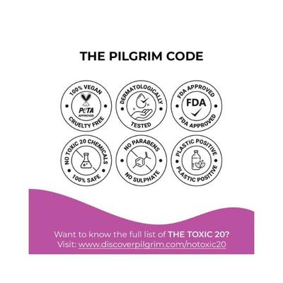 Pilgrim Squalane Blueberry LIP SERUM for Visibly Plump & Supple Lips 6 ml - Lip Balms