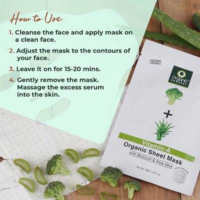 Organic Harvest Face Sheet Mask 20ml - Sheet Masks