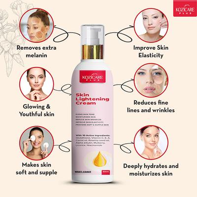 Kozicare Plus Skin Lightening Cream 60 ml - Face Creams