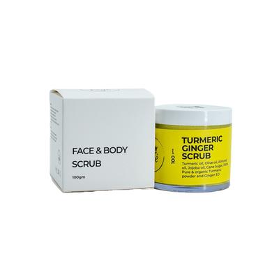 Bodycafe Turmeric Ginger Face & Body Scrub 100 gm - Face Scrubs