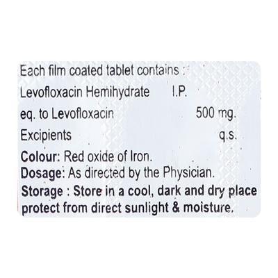 LEVFOX 500mg Tablet 10's - Bacterial Infections-Qui