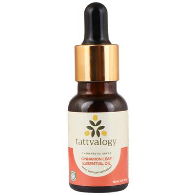 Tattvalogy Cinnamon Leaf Essential Oil Therapeutic Grade 15 ml - Essential Oils