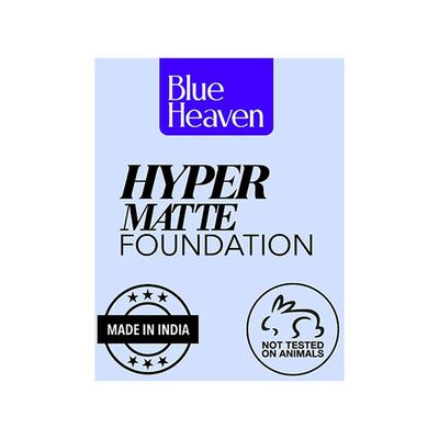 Blue Heaven Hyper Matte Foundation SPF 25 PA++ - 302 Honey Tan (Medium + Tan Yellow) - Foundation