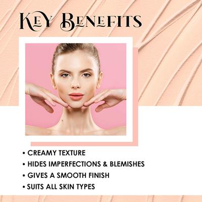 Matt Look Dd Foundation Moisturizing Lasting Even Skin Tone Buildable Coverage Lightweight Waterproof Formula Minimizes Pores, Blemishes & Dark Circles - 01 40 ml - Foundation