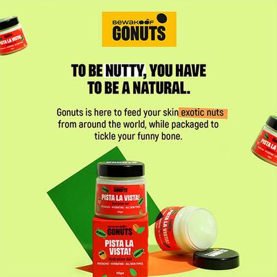 GONUTS By Bewakoof Pista La Vista Hydrating Cream 100 gm - Day Cream