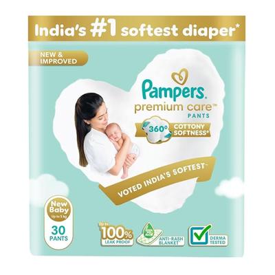 Pampers Premium Care Pants (NB) 30 s - Diapers & Wipes