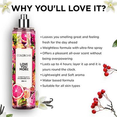 Colorbar Love You More - 002 250 ml - Body Mist/Spray