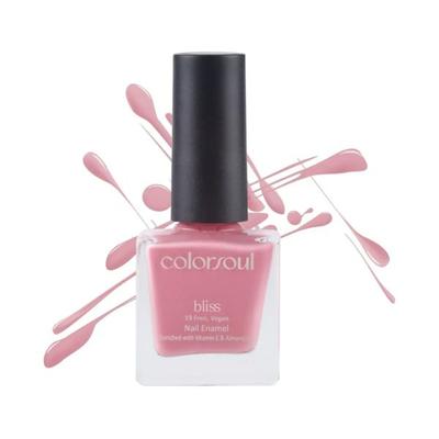 Colorsoul Bliss Vegan Nail Enamel, Breezy Pink 8 ml - Nail Polish
