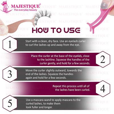 Majestique Stainless Steel Eyelash Applicator Tools FC76 1's - Eyelash Curlers