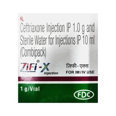 ZIFI X 1g Injection 1's - Bacterial Infections-Cep