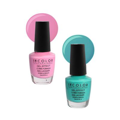 Incolor Gel Effect Matte Nail Enamel Combo 20 Pack Of 02 (100-78) 15 Ml - Nail Polish